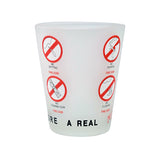 Frosted Shot Glass - Fine Icons - Obbo.SG