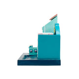 Peranakan House Polyresin Calendar-Blue - Obbo.SG