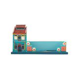 Peranakan House Polyresin Card Holder - Turquoise