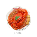 3D Polyresin Fridge Magnet (Chilli Crab with Buns)