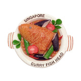 3D Polyresin Fridge Magnet (Curry Fish Head)