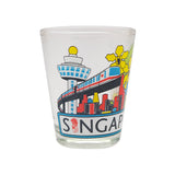 Clear Shot Glass - Merlion/MRT (Single)
