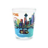 Clear Shot Glass - Singapore River Cruise (Single) - Obbo.SG
