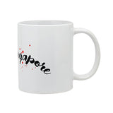 I Heart Singapore Mug - White - Obbo.SG