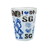 Singapore Love Notes - Shot Glass (Blue)(Single)