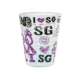 Singapore Love Notes - Shot Glass (Purple)(Single)