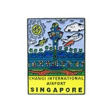 Rubberised Fridge Magnet - Changi Airport