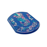 Rubberised Fridge Magnet - Merlion (Blue) - Obbo.SG