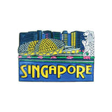 Rubberised Fridge Magnet - Esplanade - Obbo.SG