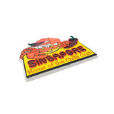 Rubberised Fridge Magnet - Chilli Crab - Obbo.SG