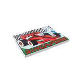 Rubberised Fridge Magnet - Merlion Racer - Obbo.SG