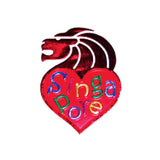Rubberised Fridge Magnet - Spore Heart/Mln Head - Obbo.SG