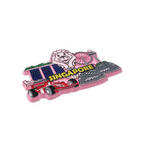 Rubbersied Fridge Magnet - Pink Spore Magnet - Obbo.SG