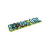 Rubberised Fridge Magnet - Green Spore 2D - Obbo.SG