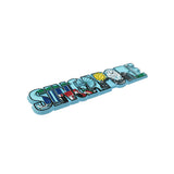 Rubberised Fridge Magnet - Blue Spore 2D - Obbo.SG