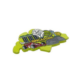 Rubberised Fridge Magnet - Light Green SG Map - Obbo.SG