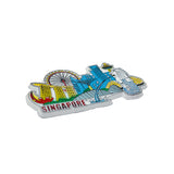 Rubberised Fridge Magnet - Explore Exciting Singapore - Obbo.SG