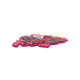 Rubberised Fridge Magnet - Pink SG Map - Obbo.SG