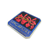Rubberised Fridge Magnet - Renanthera Kalsom - Obbo.SG
