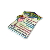 Rubberised Fridge Magnet - Singapore Sling - Obbo.SG