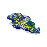 Rubberised Fridge Magnet - Islands Sight - Obbo.SG