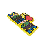 Rubberised Fridge Magnet - I Love Singapore - Obbo.SG