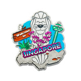 Rubberised Fridge Magnet - Singapore's Warm Welcome - Obbo.SG