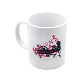 Sunny Singapore 10oz White Mug - Hot Pink