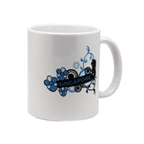 Sunny Singapore 10oz White Mug - Cool Blue - Obbo.SG