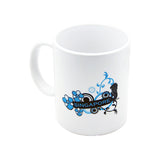 Sunny Singapore 10oz White Mug - Cool Blue