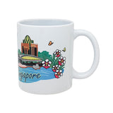 Singapore 10oz White Mug - MBS in Garden City