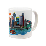 Singapore 10oz White Mug - Singapore River Cruise