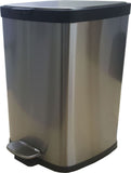 12 Litres Stainless Steel Foot Pedal Bin