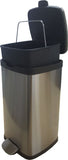 12 Litres Stainless Steel Foot Pedal Bin - Obbo.SG