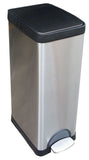 30 Litres Stainless Steel Step-on Pedal Bin - Obbo.SG