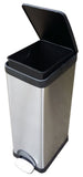 30 Litres Stainless Steel Step-on Pedal Bin - Obbo.SG
