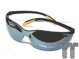 SAFETY EYEWEAR CLEAR FRAME - BLACK MERCURY