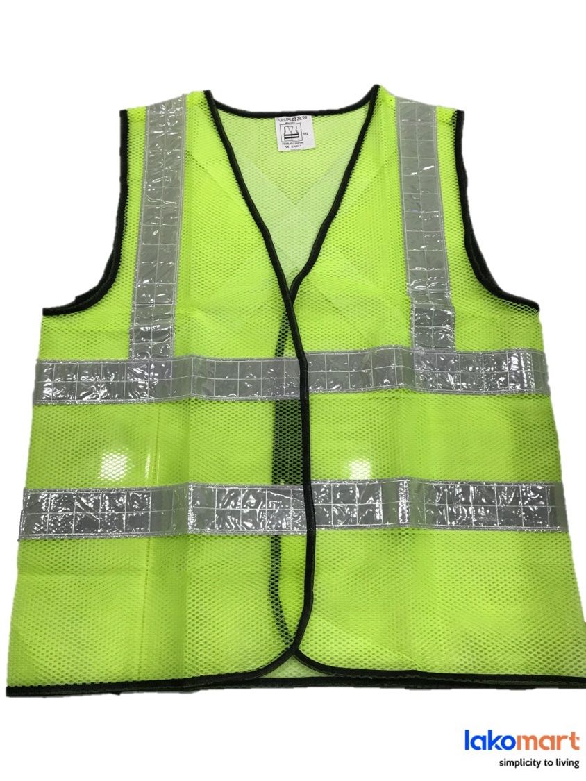 Safety Vest Full Strip - Green / Orange / Blue - Obbo.SG