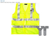 SAFETY VEST W/ FULL STRIP - YELLOW