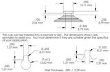 Medium Suction Cup with Mushroom Head - Obbo.SG