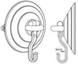 Heavy Duty Giant Suction Cup with Polycarbonate Hook - Obbo.SG