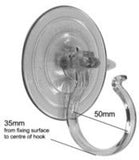 Heavy Duty Giant Suction Cup Wreath Holder with Extra-Large Hook - Obbo.SG