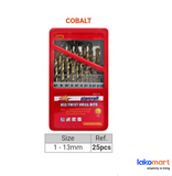 STARCRAFT - 13/19/25 Pcs Cobalt Drill Bit Set (For Stainless Steel) - Obbo.SG