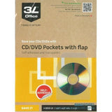 3L CD DVD Pockets Pack of 10 6832-10 - Obbo.SG