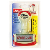 Shiny OA Pre Inked Stamp Overdue NO06