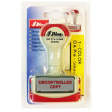 Shiny OA Pre Inked Stamp Uncontrolled Copy NU04 - Obbo.SG