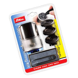 Shiny Self Inking Printing Kit Round Holder PK-R5842
