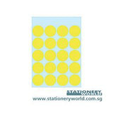 HERMA Adhesive Labels Yellow 19mm 1884