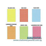 HERMA Adhesive Round Labels Colour 12mm