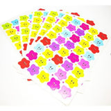 Stickers Star with Smiley Face Pack of 5
